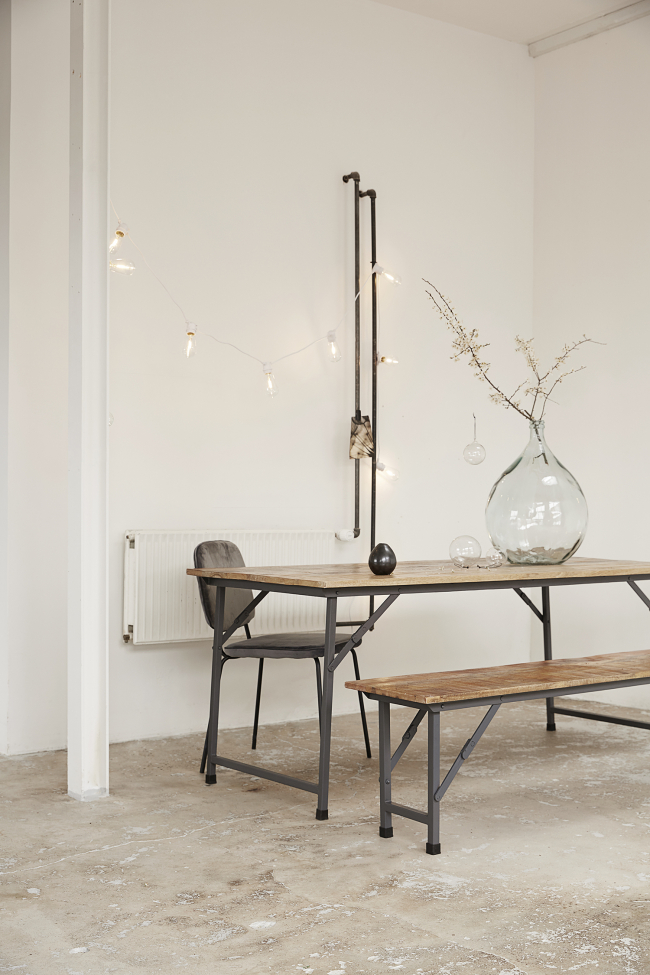 Stół jadalny Vintage 180x80cm - Naturalny