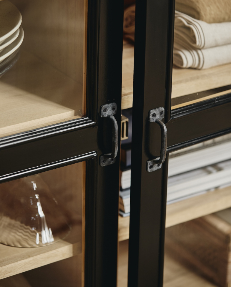 Komoda 'Viva' - Czarny/Naturalny