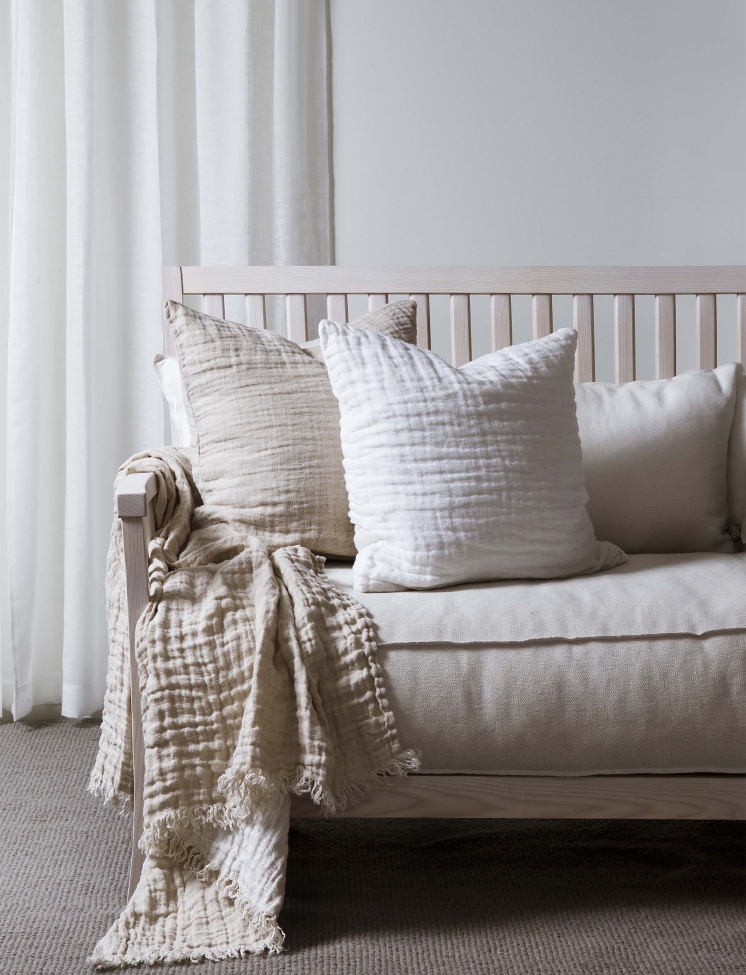 Koc 'Hannelin' 130x170 - Naturalny