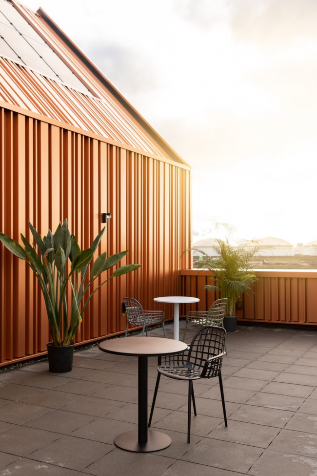 Stół bistro 'Maze' Okrągły 70cm - Czarny