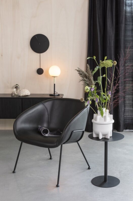 Stół bistro 'Snow' - Czarny