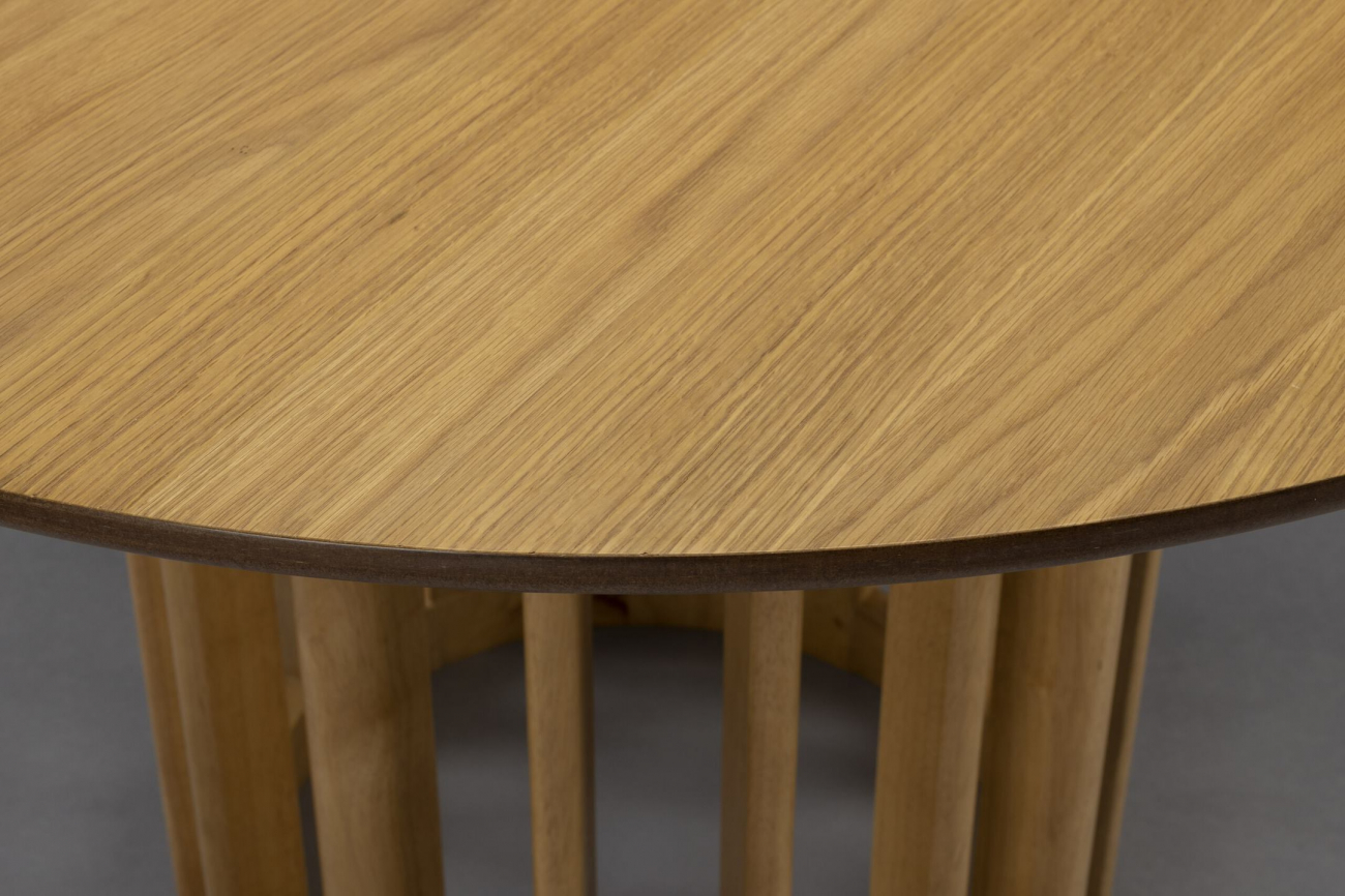 Stół 'Barlet' Okrągły 120cm - Naturalny