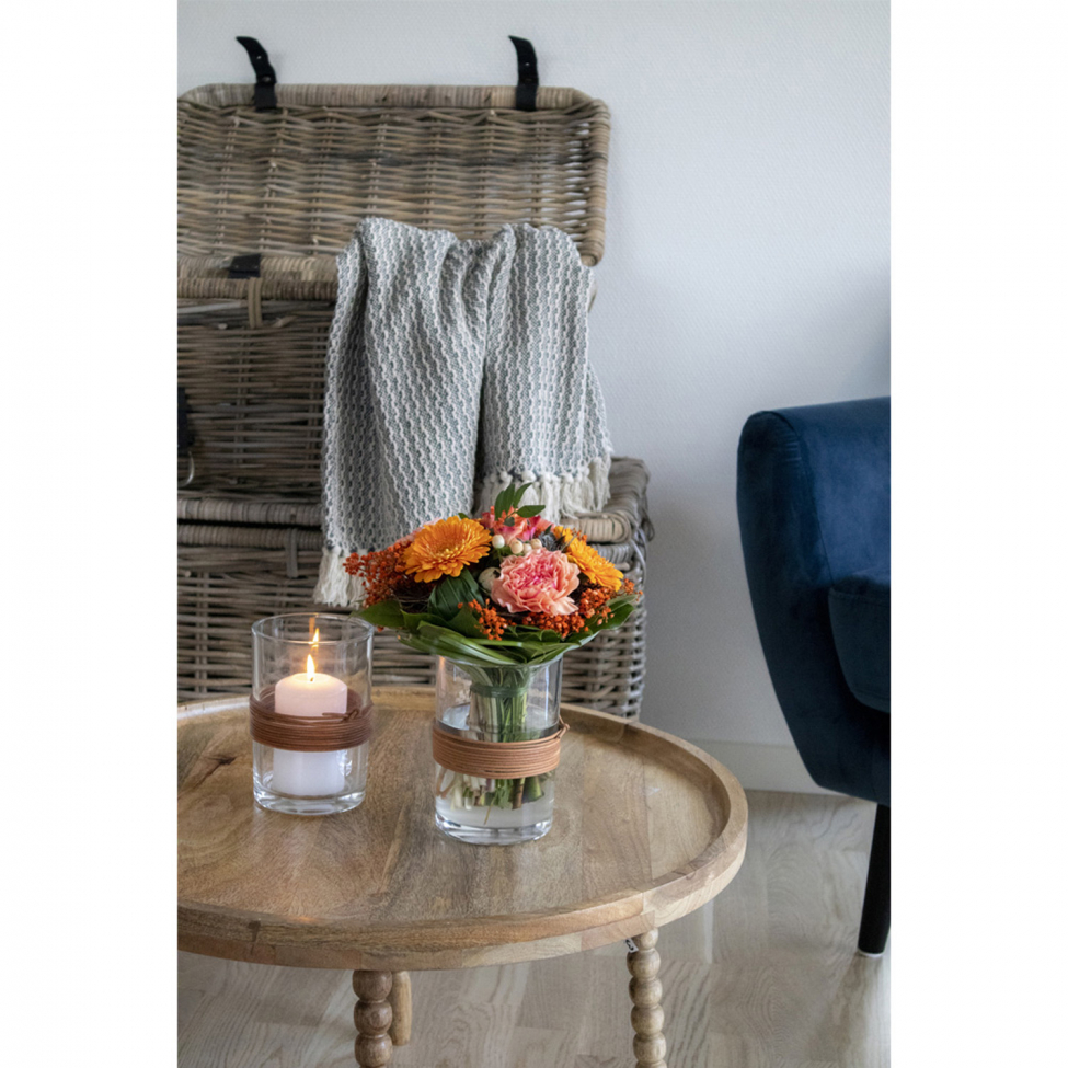 Stolik kawowy 'Jammu' - Naturalny/Drewno