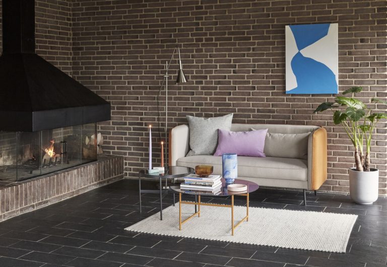 Stolik boczny 'Pond' - Brązowy