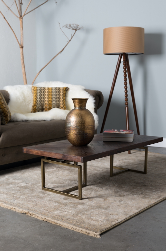 Stolik kawowy 'Class' - Brązowy