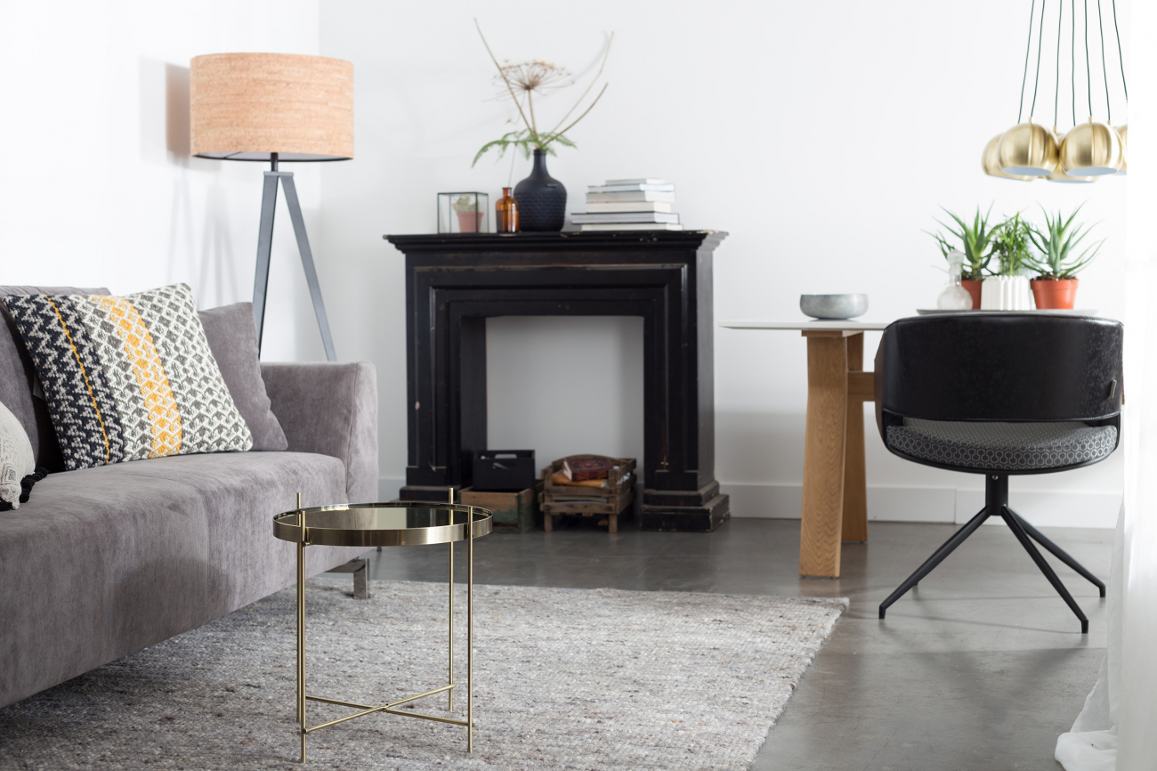 Stolik kawowy 'Cupid' - Złoty