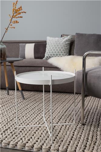 Stolik kawowy 'Cupid Marble' - Biały marmur