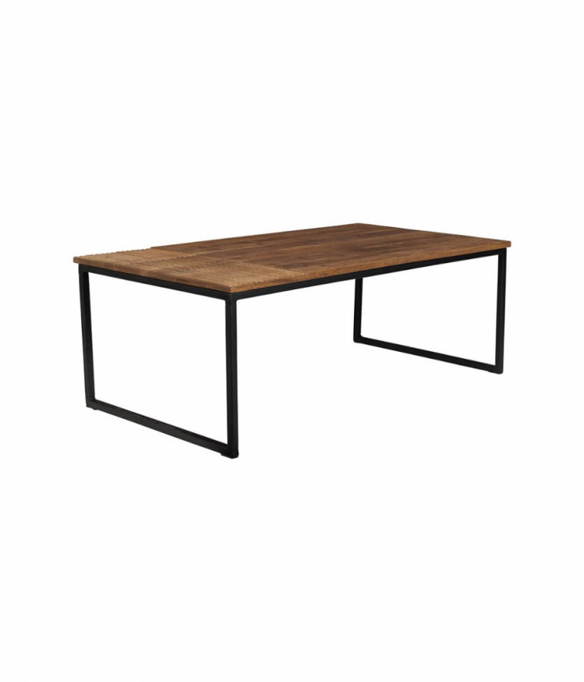 Stolik kawowy 'Randi' - Naturalny/Czarny