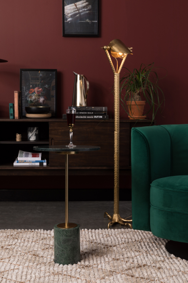 Stolik boczny 'Gunnar' - Zielony