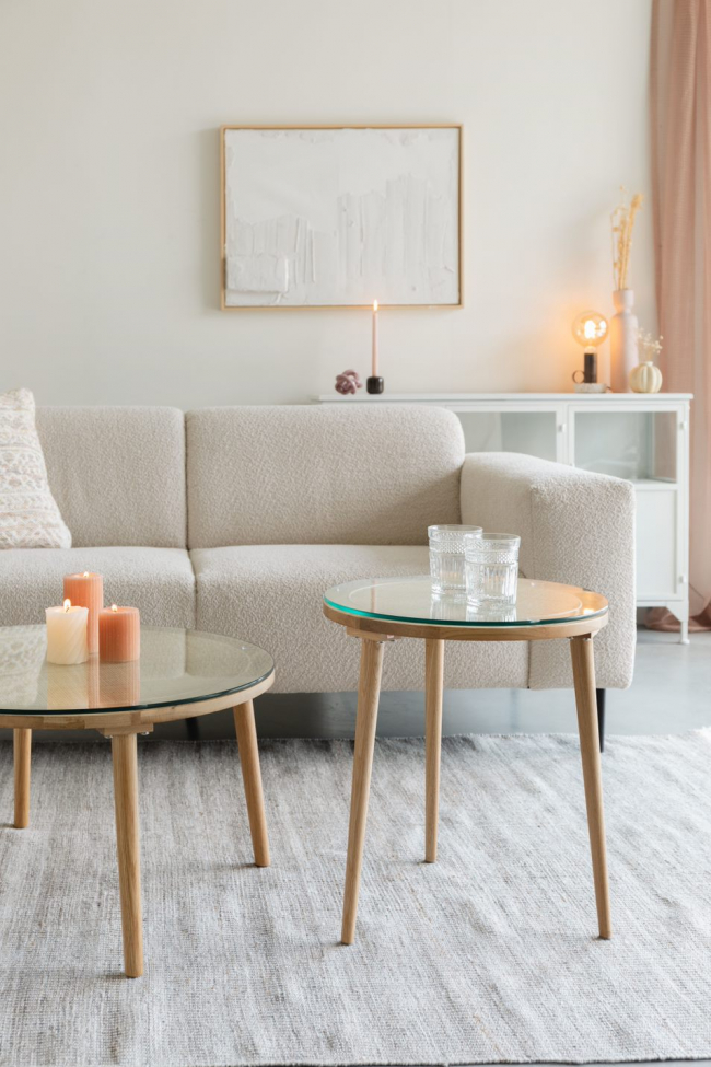 Stolik boczny 'Haru' - Naturalny