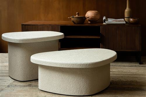 Stolik boczny 'Veda' 41cm - Beżowy