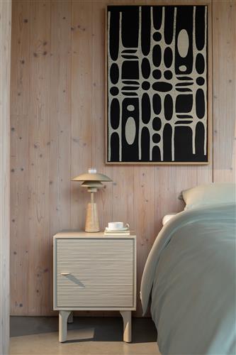 Stolik nocny 'Morning' - Beżowy