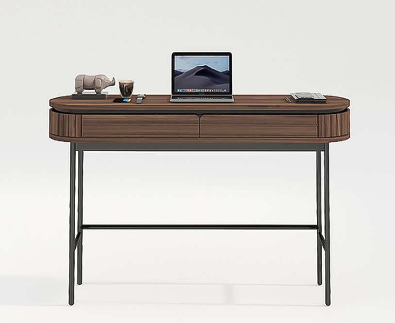 Biurko 'Kärra' - Orzech/Czarny