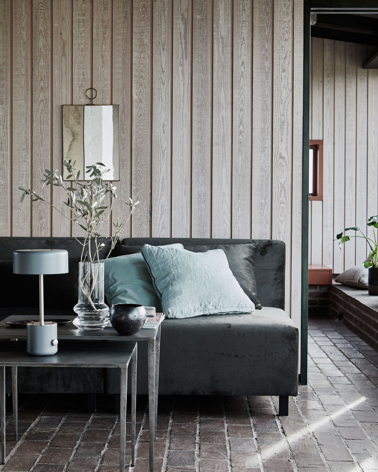 Lampa stołowa 'Bring' - Szara