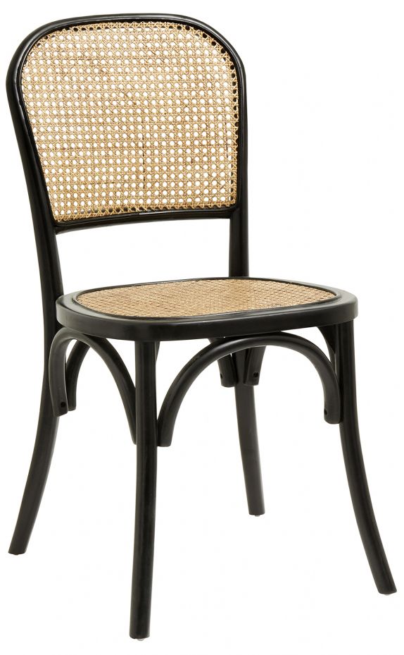 Krzesło 'Wicky' - Czarno-Naturalne