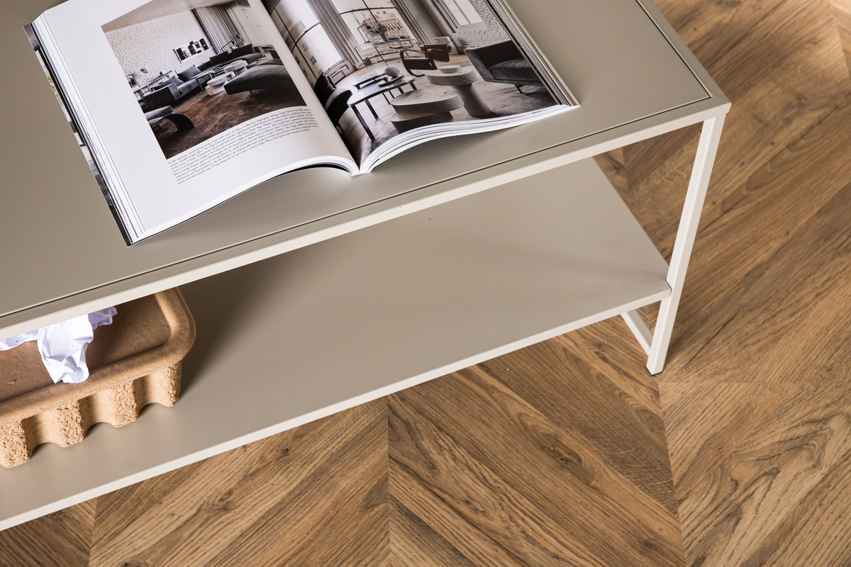 Stolik boczny 'Staal' - Beżowy