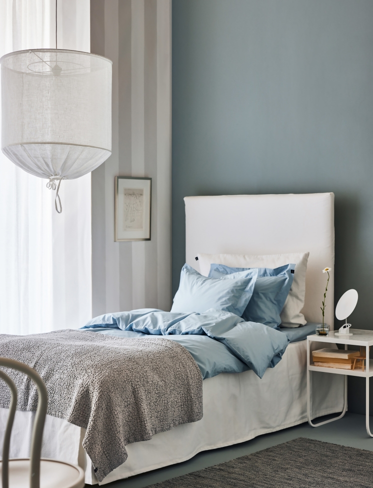 Pokrowiec na łóżko 'Weeknight' 160x220x42 - Biały