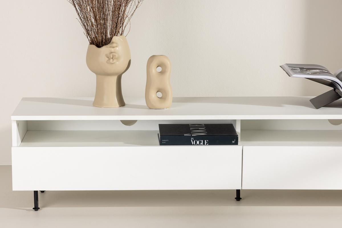 Stolik TV 'Varberg' - Biały