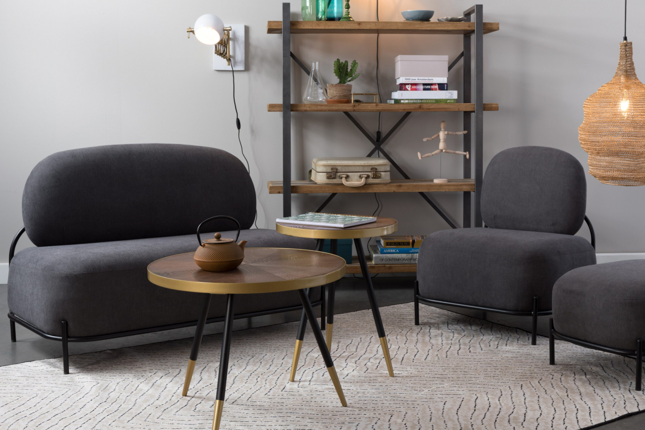 Fotel 'Polly' - Szary