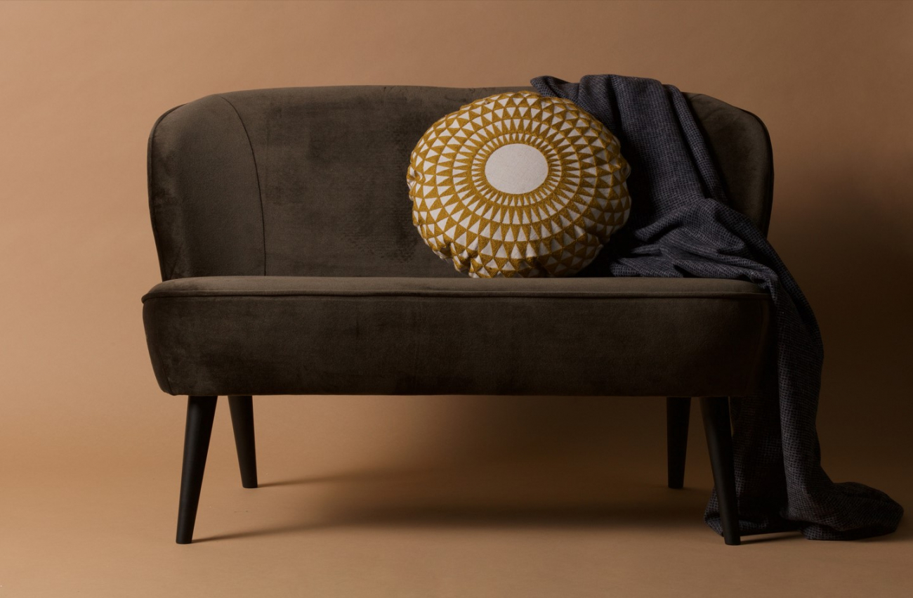 Sofa 'Sara' - Zielony/Samet