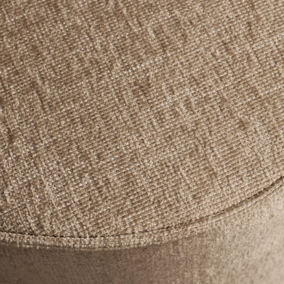 Pufa 'Pearl' - Jasnobrązowa