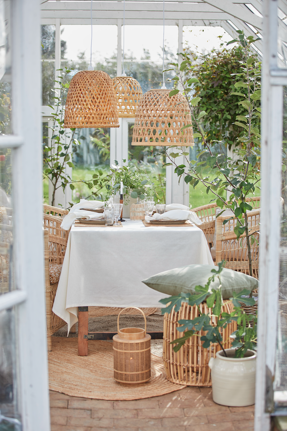 Stołek 'Sol' - Rattan