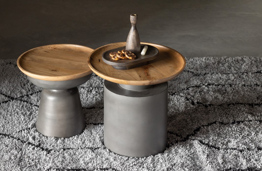 Świecznik 'Rosa' 22cm - Brązowy