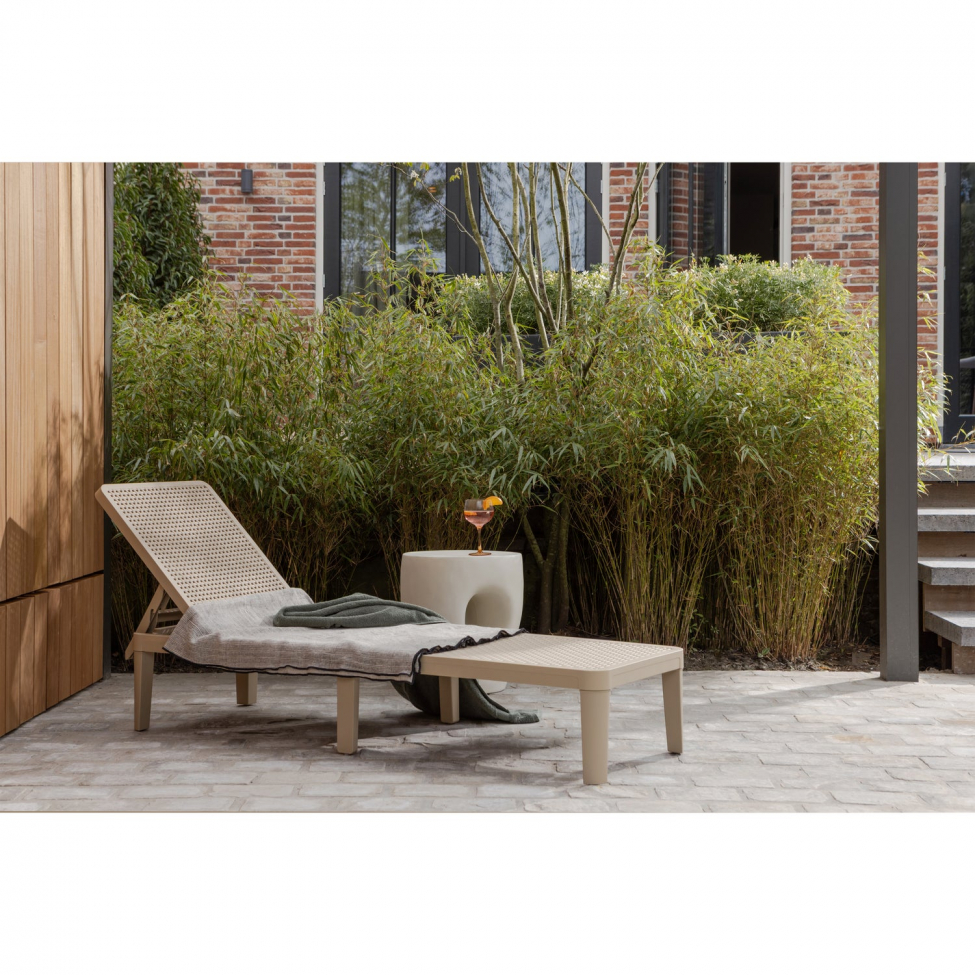 Leżak 'Jinte' - Piaskowy