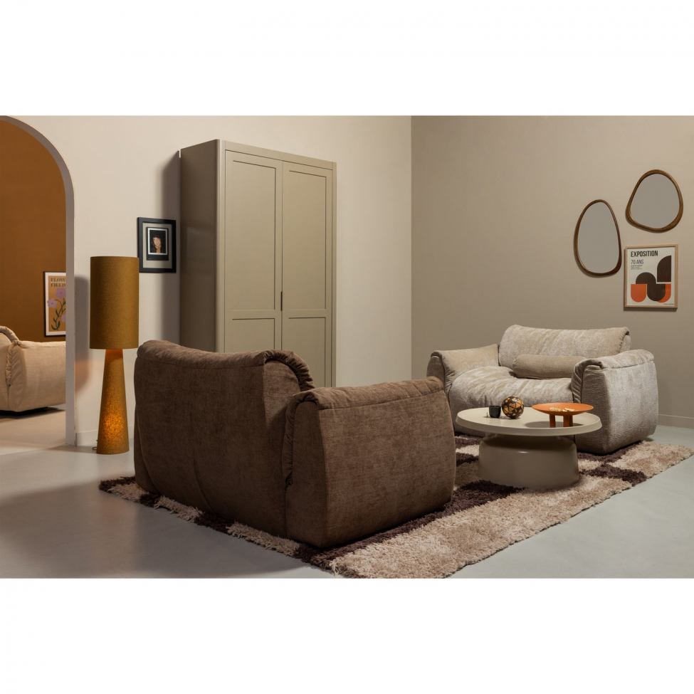 Sofa dwuosobowa 'Baggy' - Brązowy