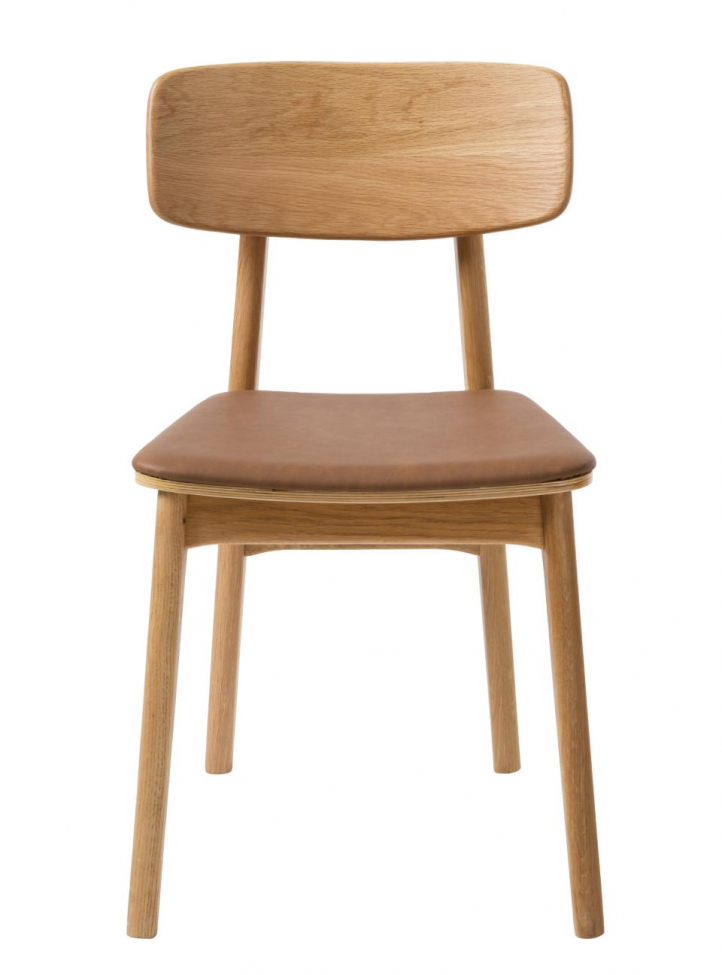 Krzesło 'Garde' - Dąb/Brązowe