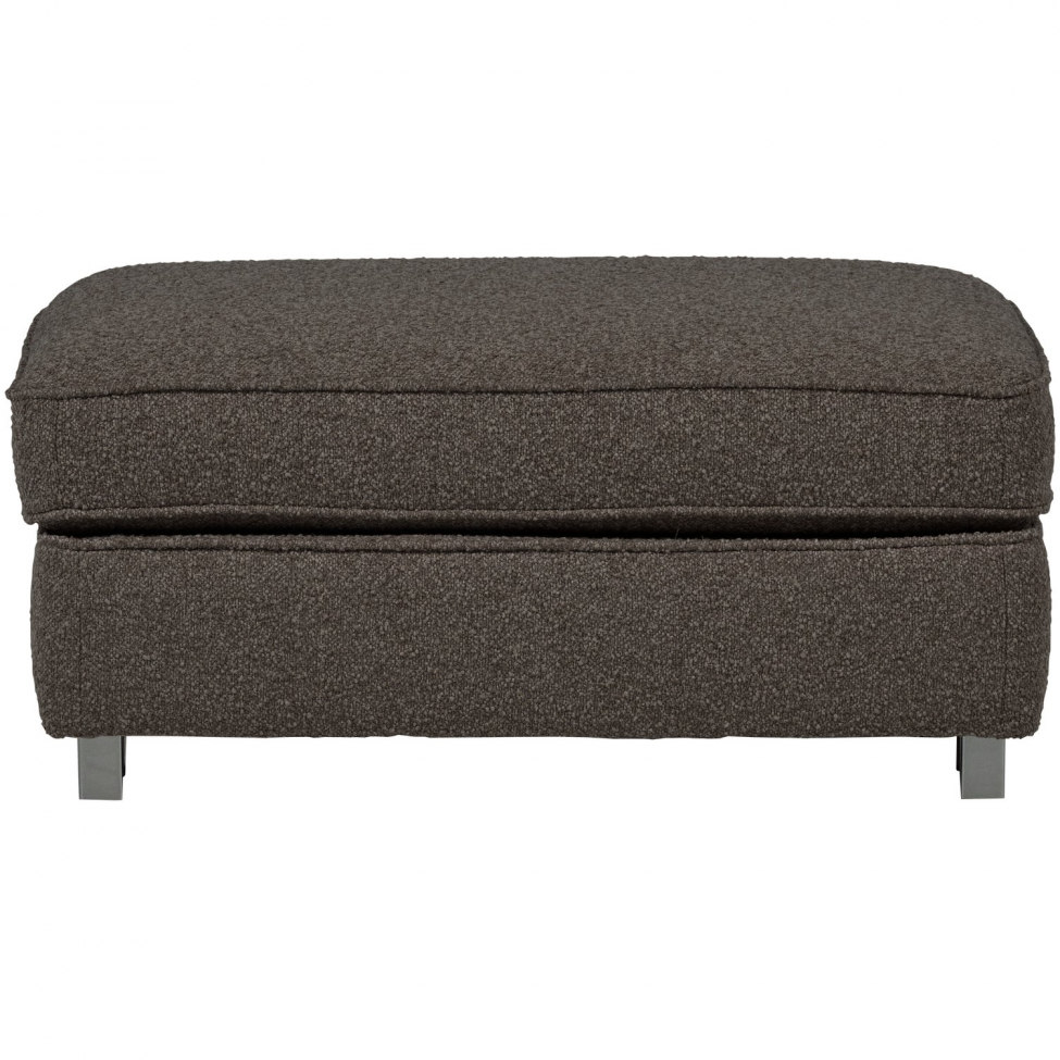 Pufa 'Lazy' - Szary bouclé