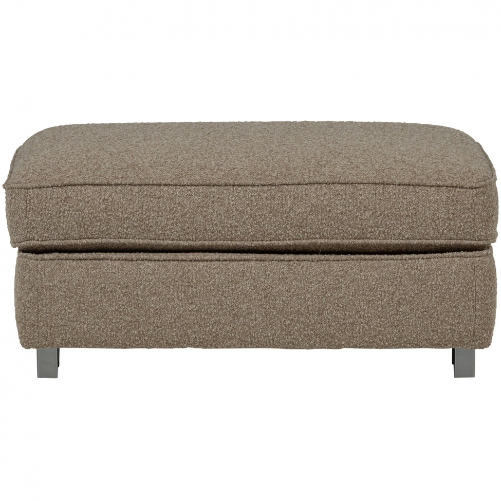 Pufa 'Lazy' - Szary bouclé