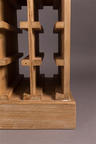 Stojak na wino 'Claude' - Naturalny