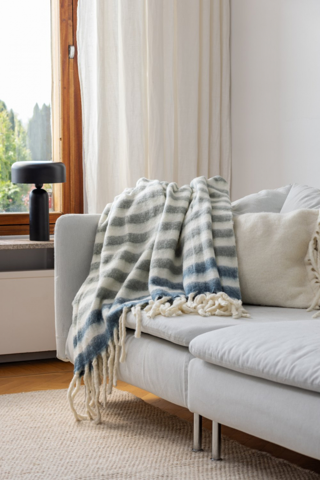 Krata 'Carrie' 130x170cm - Niebieska