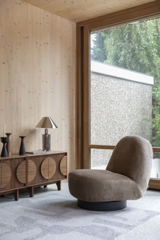 Stolik boczny 'Ribiera' 82cm - Brązowy