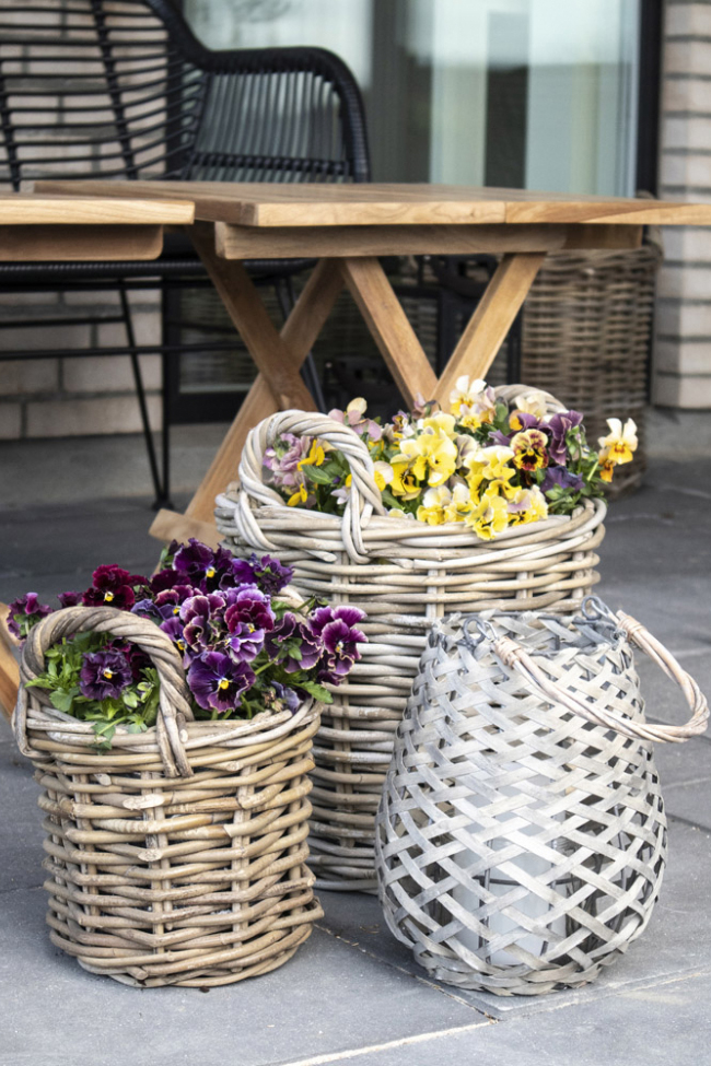 Kosze 'Caor' 4-pak - Naturalny