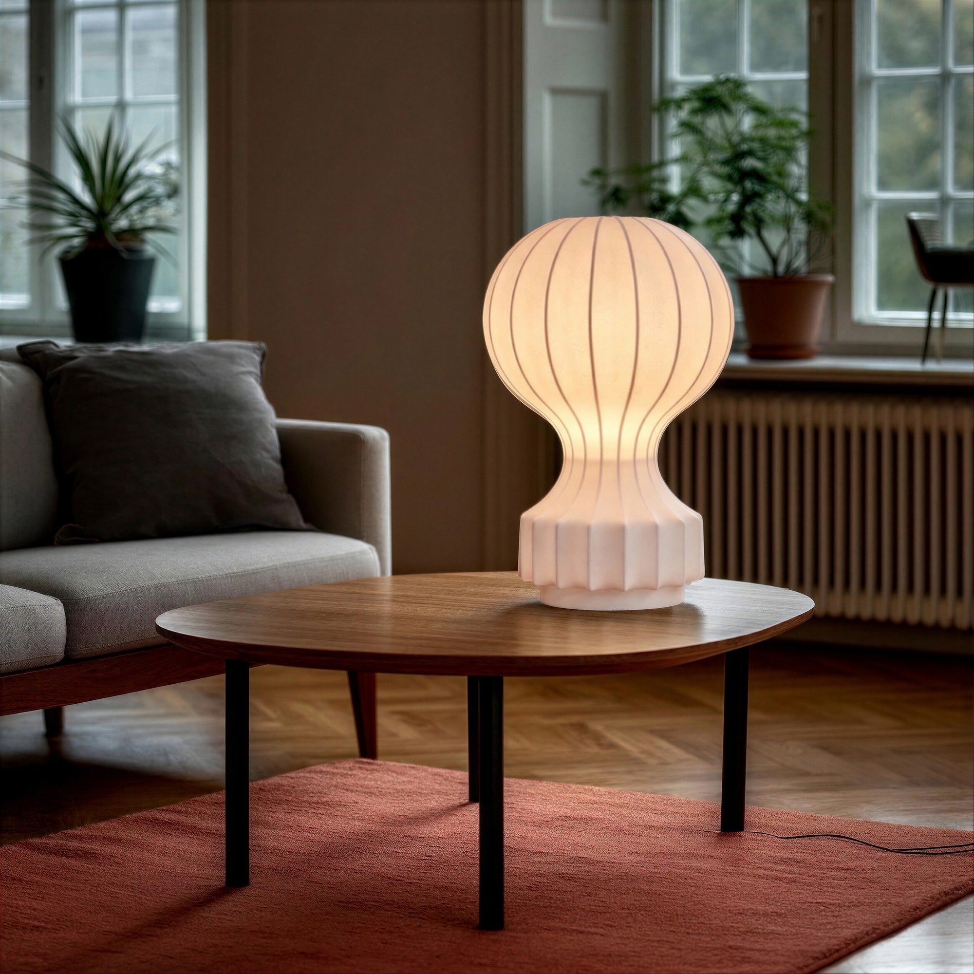 Lampa 'Senigallia' L - Biała/Biała