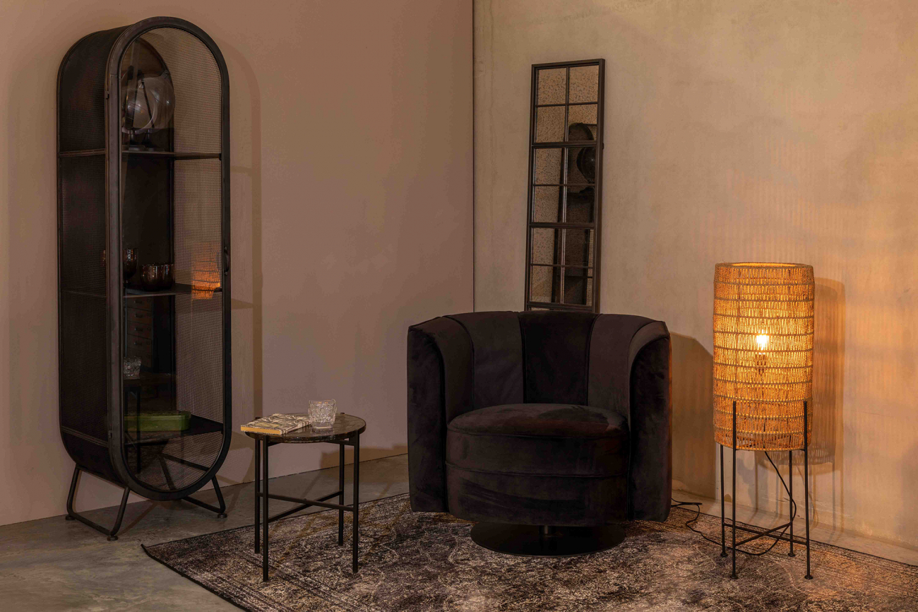 Lampa podłogowa 'Kari' - Naturalny