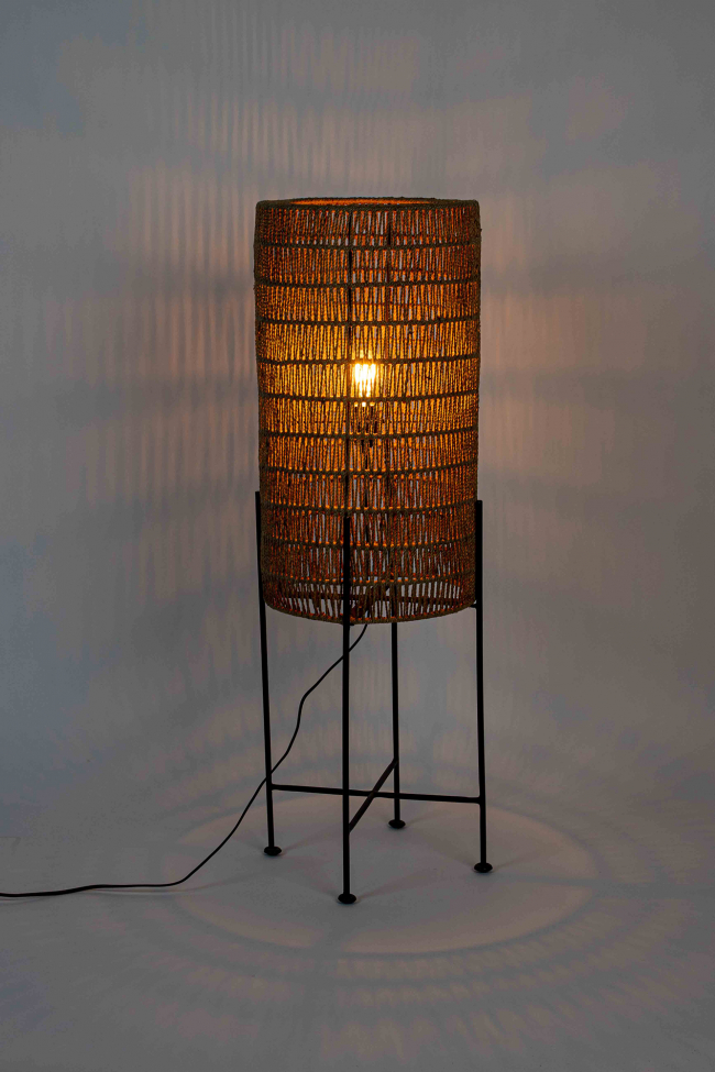 Lampa podłogowa 'Kari' - Naturalny