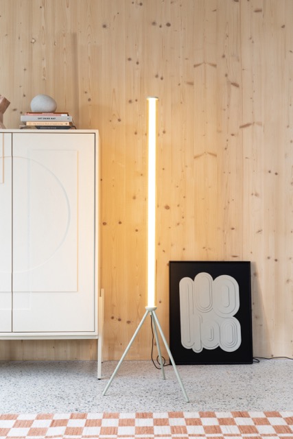 Lampa podłogowa 'Scotty' 51x51 - Beżowy