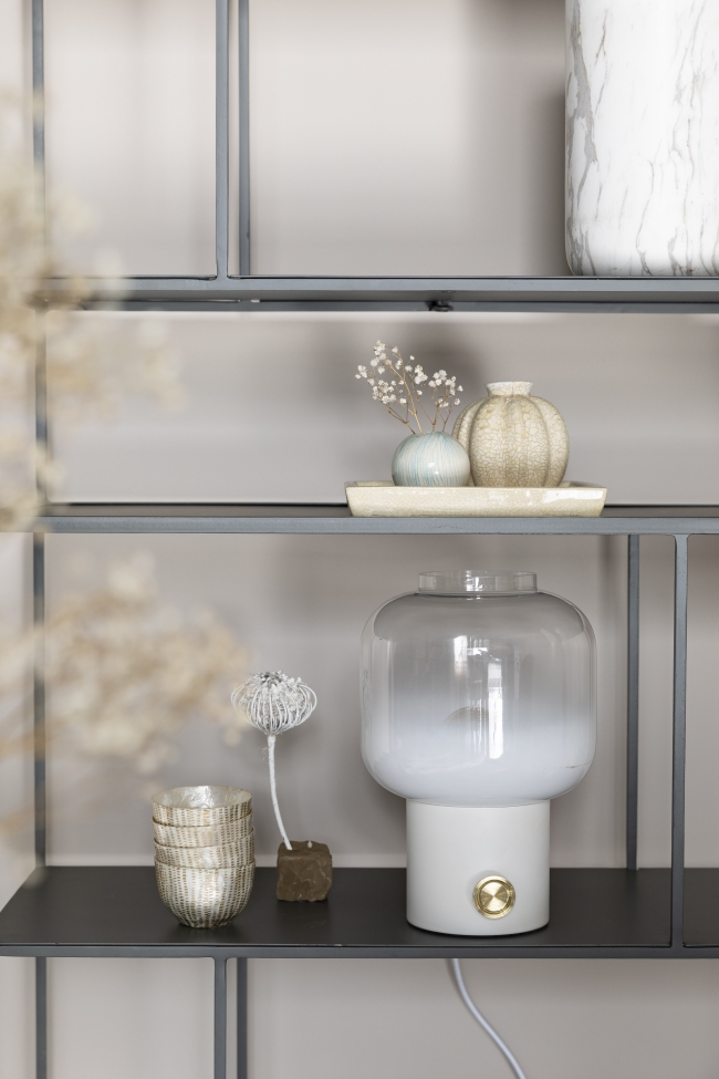 Lampa stołowa 'Moody' - Biała