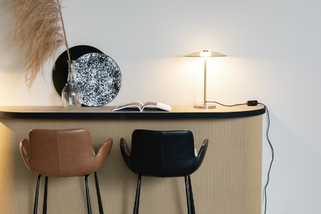 Lampa stołowa 'Float' 30x30 - Złota