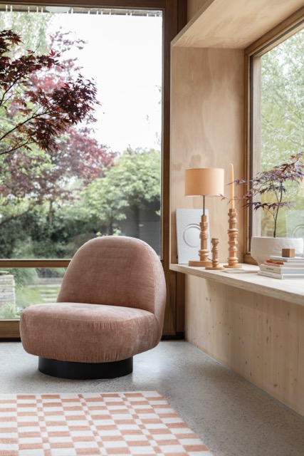 Lampa stołowa 'Totem' 26x26 - Beżowy