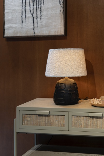 Lampa stołowa 'Renzo' 31x31 - Czarny