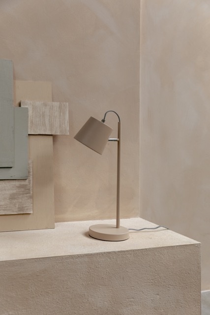 Lampa stołowa 'Buckle' 25x25 - Beżowy