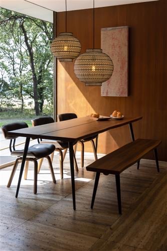 Lampa sufitowa Okrągła 'Ming 45' - Biały