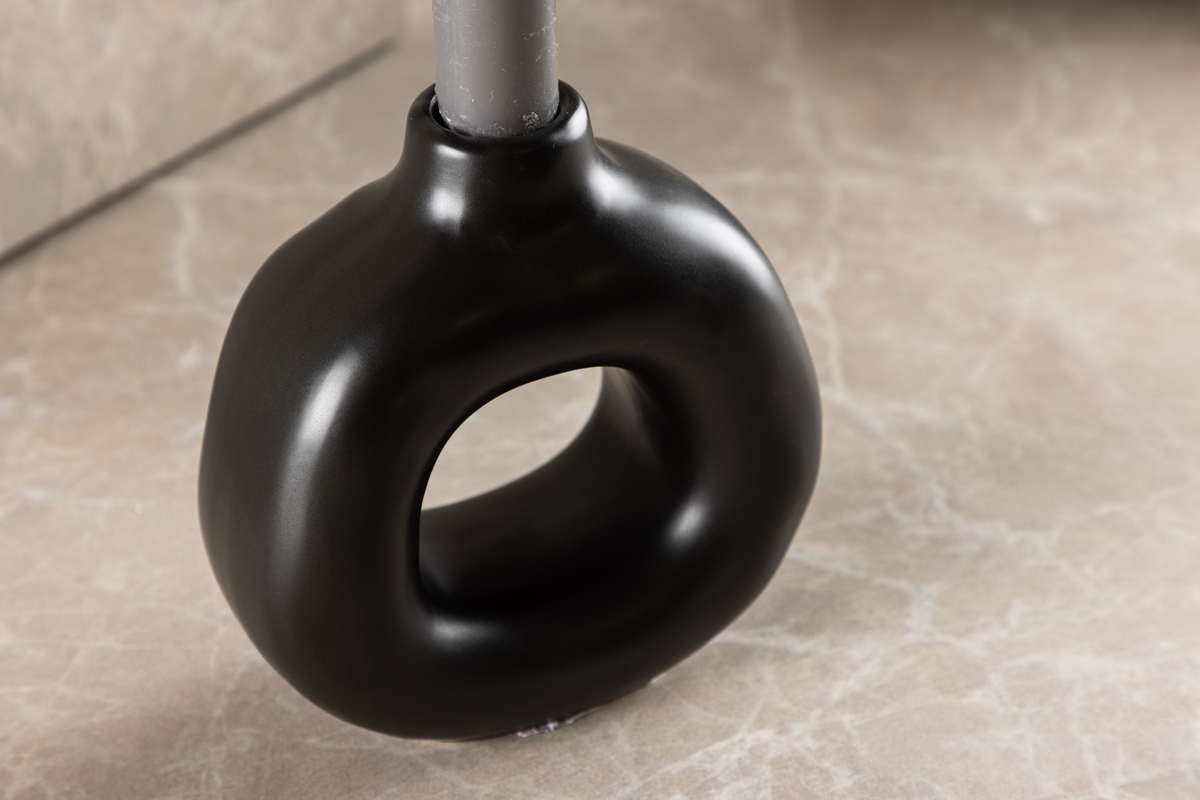 Świecznik 'Annecy' - Czarny