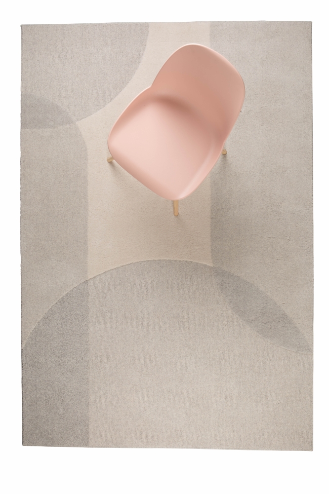 Dywan wełniany 'Dream' 160x230cm - Naturalny/Szary