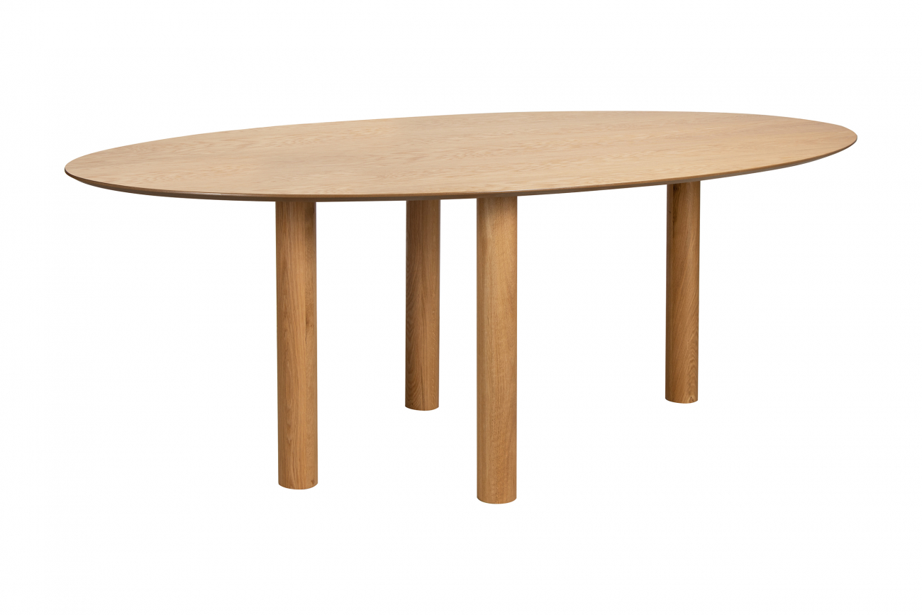 Stół jadalniany 'Uovo' 220x115cm - Naturalny