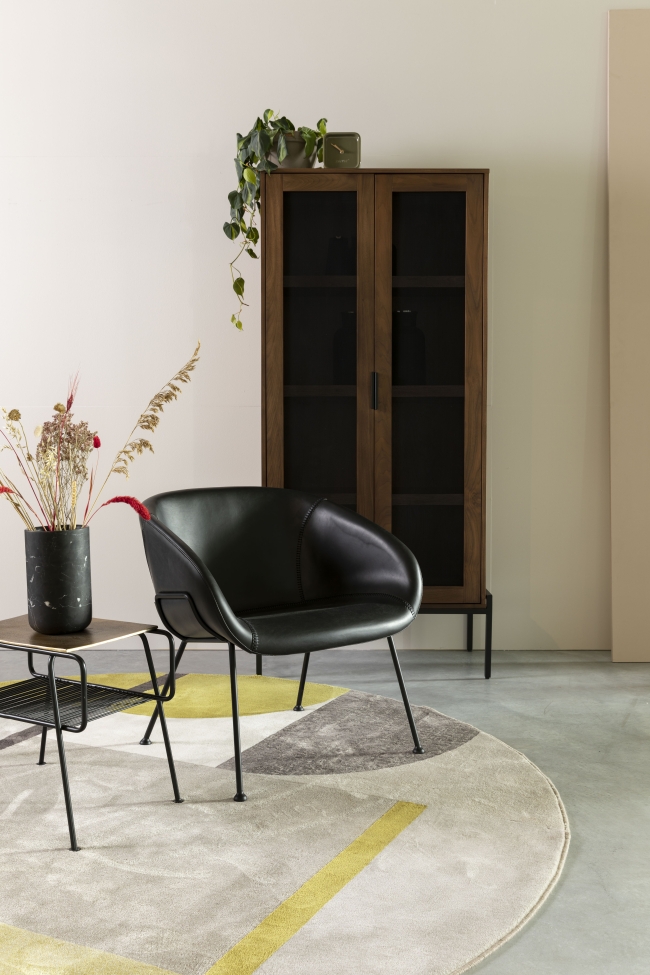 Dywan 'Hilton' 240cm - Szary/Żółty